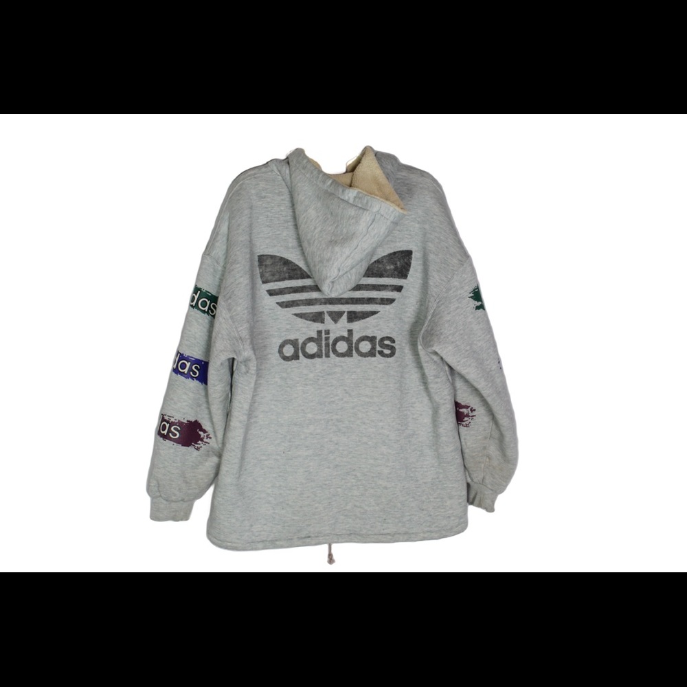 Vintage Adidas Trefoil Fleece Jacket